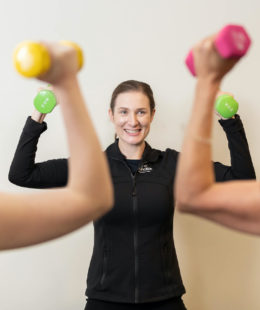 dumbbell exercise clinical physio